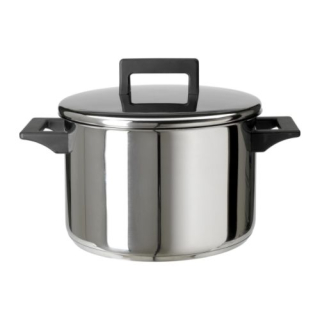 Hrniec, kastrol - Ikea hrniec s vekom Snitsig nerezovej ocele. 5l