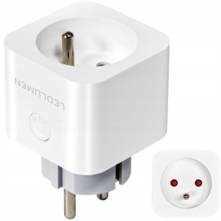 Smart home ovládač - Zásuvka Ledlumen Timer Programmer Wattmeter WiFi Timer