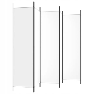 VidaXL 350190 6-panelová zástena biela 300x200 cm