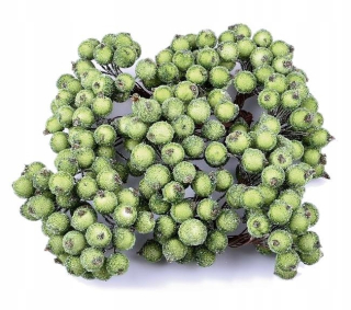 Vianočné ozdoby - Rowan Balls Green Frost Snow Hawter 120 ks