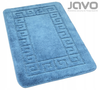 Kúpelňová predložka - Javo kúpeľňa koberca 50x80 Athena tyrkysová