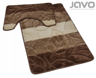 Javo kúpeľne koberce 2 Lefs 50x80 kakao