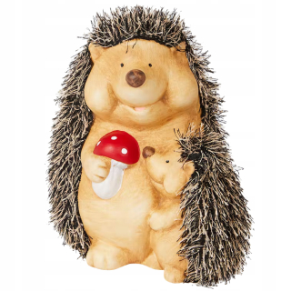 Hedgehog dekoratívna figurína jesenná dekorácia