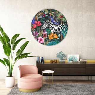 Round Fever Round, Dibond Ø70 cm