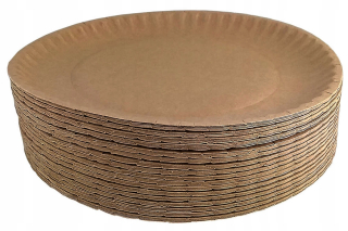 Jednorazový riad - Jednorazový riad Papierové taniere 18 cm 100 ks