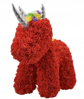 Unicorn s rose darčekové jednorožec ruží dekorácie