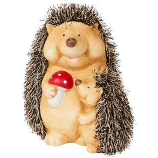 Jesenná figurína dekorácia jesenný hedgehog