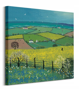 Jo Grudy Green Fields a Meadows Obrázok Canvas 60x60cm
