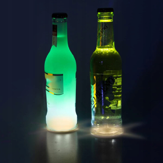 LED STOJANY na fľaše, poháre, sada 10 ks.