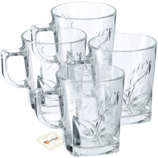 Pohár na kokteily - Kadax poháre na kávu a čaj 260 ml 4 ks.