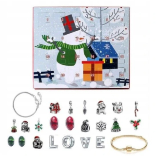 Adventný kalendár - Adventný kalendár šperky kúzla náramok