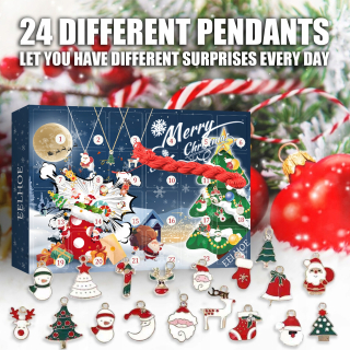 Adventný kalendár - Adventný kalendár s náramkom šperkov v3