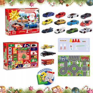 Adventný kalendár - Adventný kalendár automobilových hračiek