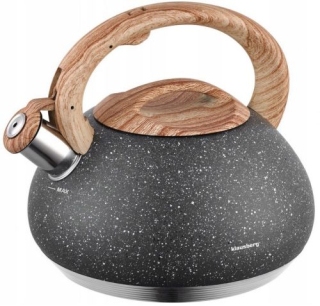 Čajník, kanvica na čaj - KB-7280 Klausberg - Metal kanvice 2.7l Gray