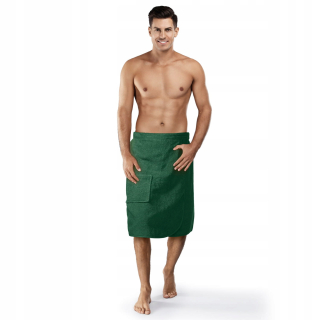 Sauna kilt 160 x 65 cm odtiene zelenej
