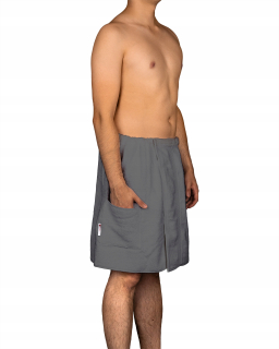Kilt pánsky uterák pre Terry Sauna 140x50 Graphit