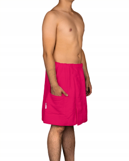 Kilt pánsky uterák pre Terry Sauna 140x50 Pink