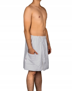 Kilt pánsky uterák pre Terry Sauna 140x50 Gray