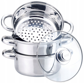Naparovací hrniec - Kinghoff dvojica páru 3.1L KH-3321 20cm