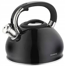Čajník, kanvica na čaj -  Klausberg Kanvica 3L Steel KB-7206 Black