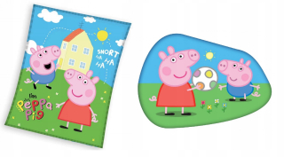 Prikrývka na posteľ - Prikrývka Carbotex Polar 200 x 150 cm viacstorired + vankúš 23 x 50 cm psi hliadky