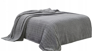 Prikrývka na posteľ - Mikrovlákna s mikrovláknami Lasher 160 x 210 cm béžová, čierna, smotana, meď, odtiene hnedej, odtiene fialovej, odtiene modrej, odtiene ružovej, odtiene šedej, odtiene zelenej, odtiene žltej