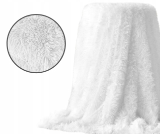 Prikrývka na posteľ - Bavlnový svet polyester 200 x 160 cm odtiene modrej