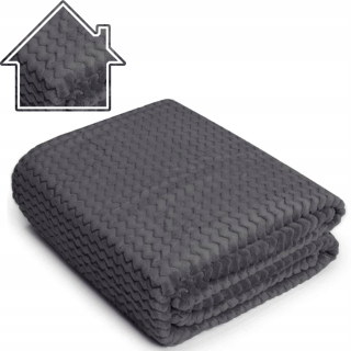 Prikrývka na posteľ - Čierna prikrývka pre lôžko 160x200 sľub.