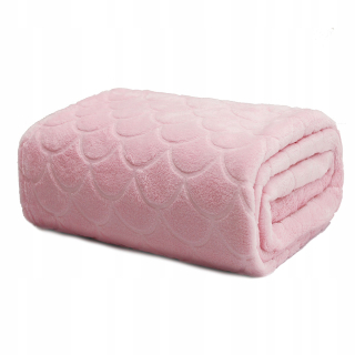 Prikrývka na posteľ - Domarex Polar 160 x 130 cm prikrývky ružového
