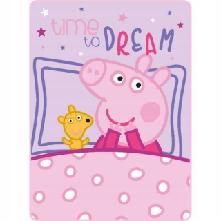 Prikrývka na posteľ - Setino prikrývka 100 x 140 cm viacstorifikované peppa ošípaných