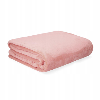 Prikrývka na posteľ - Homla prikrývka polyester 200 x 150 cm odtiene ružovej