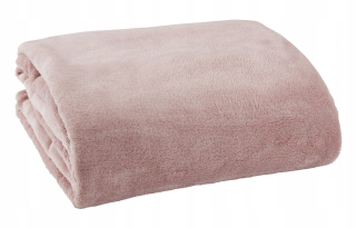 Prikrývka na posteľ - Ružová prikrývka Bunny Bellis Polar 140x200