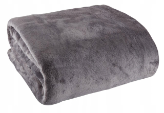 Prikrývka na posteľ - Šedá prikrývka Gulskolm Polar 220x240