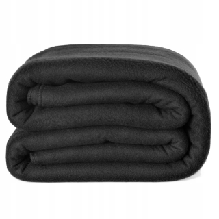 Prikrývka na posteľ - KOC Creative Home Polar 200 x 150 cm čierny