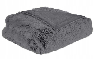 Prikrývka na posteľ - Syl-Mar polyesterová prikrývka 200 x 220 cm odtiene šedej