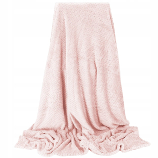Prikrývka na posteľ - Posteľ -prikrývka polyester 200 x 150 cm odtiene šedej