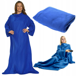 Prikrývka na posteľ - Verk Group Fleece 180 x 138 cm odtiene modrej