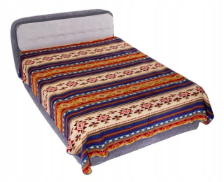 Prikrývka na posteľ - Alpakakvalita prikrývky vlny 230 x 195 cm