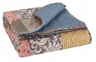 Prikrývka na posteľ - Bunning z Jyssk Flanela 200 x 140 cm viacfarebný
