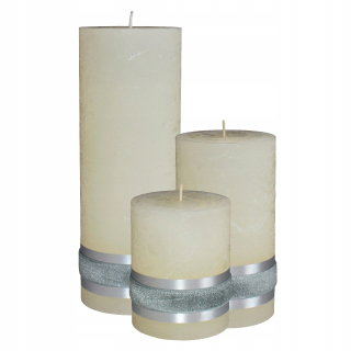 Lampáš, svietník - Nastaviť pre Lantern Lighthouse Glamour Chrome Silver