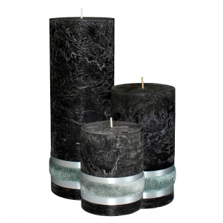 Lampáš, svietník - Nastaviť pre Lantern Glamour Chrome Chrome Silver