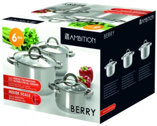 Sada hrncov - Sada hrncov a veľkého 6EL BERRY POT sters