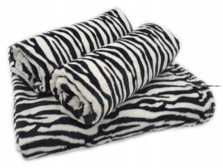 Prikrývka na posteľ - Zastavenie jurtex mikrovlákna 200 x 160 cm odtiene ružovej