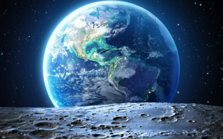 Nálepka Space Earth - plagát 100 cm K71