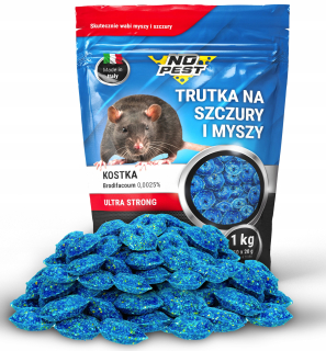 Silné kocky pre potkany a myši žiadne škodcovia 1 kg
