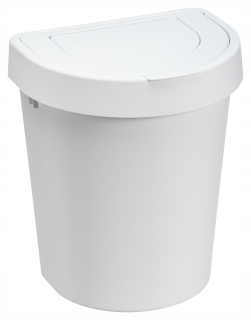 Odpadkový kôš - 10L košík biely pre odpadky