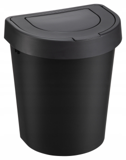Odpadkový kôš - 10L košík čierna kúpeľňa Dumpkin