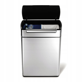 Odpadkový kôš - Odpadkový kôš 48L dotykový - recyklovač - FPP oceľ /