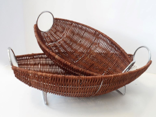 Kôš, košík - Rattan ovocný kôš odtiene