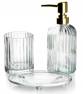 Sada. Kúpeľňové sklenené mydlo SOAP 6167
